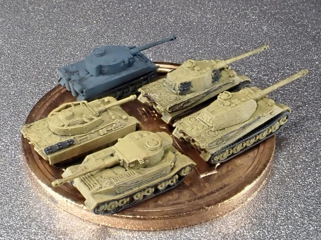 Firestarter German Heavy Tank Rail Transport Set 3D Printer Kit 1/700 FS-G36 (Tank)