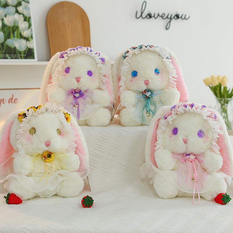 New Lolita Rabbit Doll Plush Toy Children's Doll Year of the Rabbit Mascot Doll Birthday Gift
