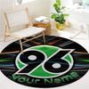 Hannover 96 Custom Name Round Area Rug,Carpet Rug for Living Room Bedroom Sofa Playroom Decor,Non-slip Floor Mat