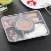 Disposable 5-Compartment Takeout Lunch Box Set