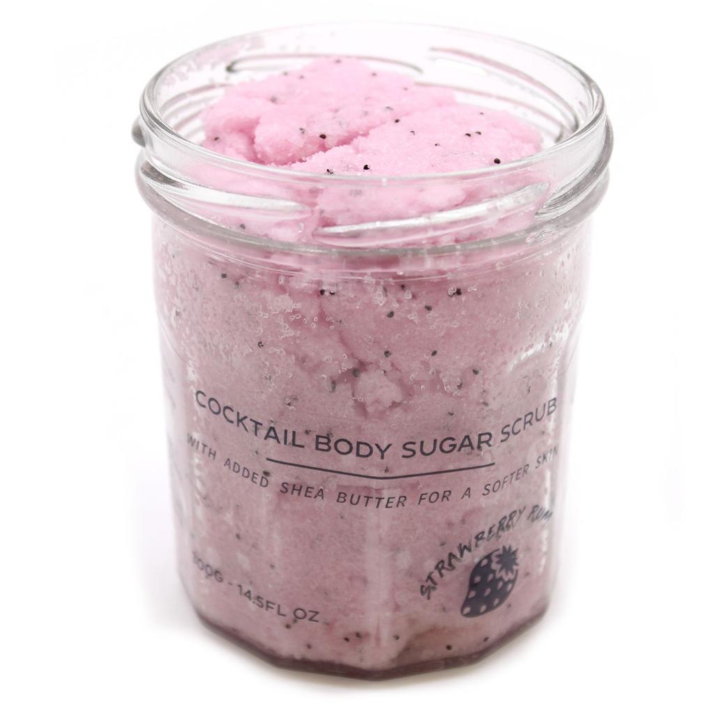 Sugar Body Scrub, Strawberry Rum 300g