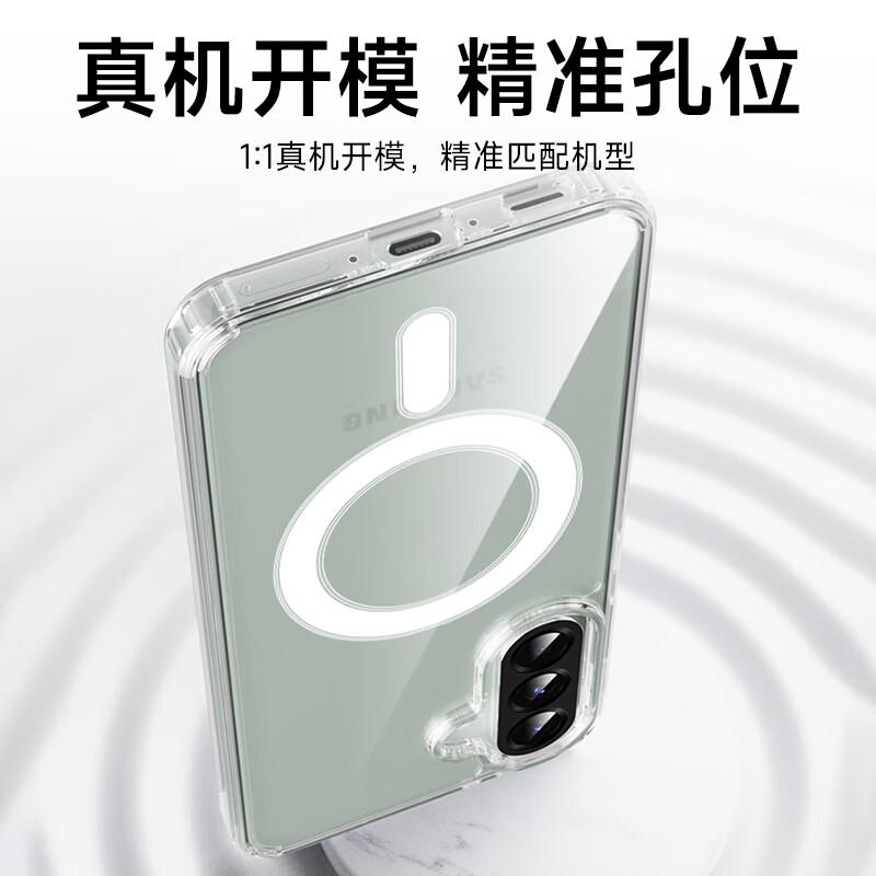 Samsung A56 Phone Case, SAMSUNG A56 Magnetic Protective Cover, MagSafe Transparent Soft Back Case, Ultra-Thin Shockproof Simple Design And Wome