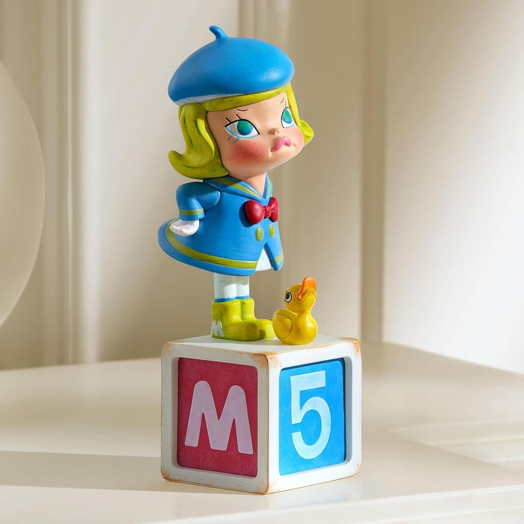 POP MART Molly Anniversary Statues Classical Retro 2 Series Figures, 1 Pcs Molly Blind Box Figures, Home Decorations, Holiday Birthday Gifts