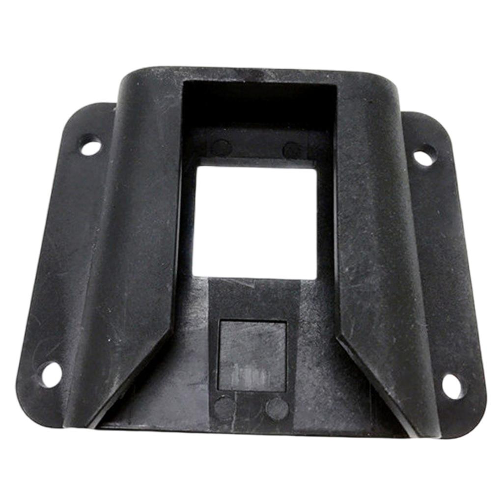 Folding Bicycles Bag Basket Bracket Front Carriers Block Adapter with Screw Plastic Folding Bicycles Bag Rack Mount Base
