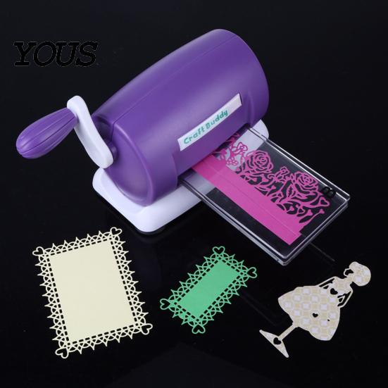Kunststoff DIY Papierschneide-Prägemaschine Albumkarte Scrapbook Cutter Werkzeug