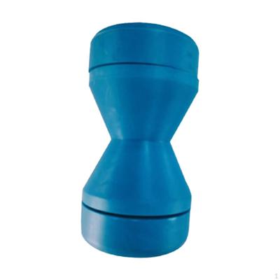 Rolo de sino de proa para reboque de barco com eixo de 1/2" PU poliuretano batente para lancha