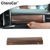 Car Wood Grain Dash Co-pilot Dashboard Decor Trim Cover For Ford F-150 -2024