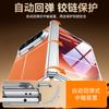 Applicable to Huawei PuraXMax mobile phone case spring hinge case film integrated electroplating back pattern leather collection  case