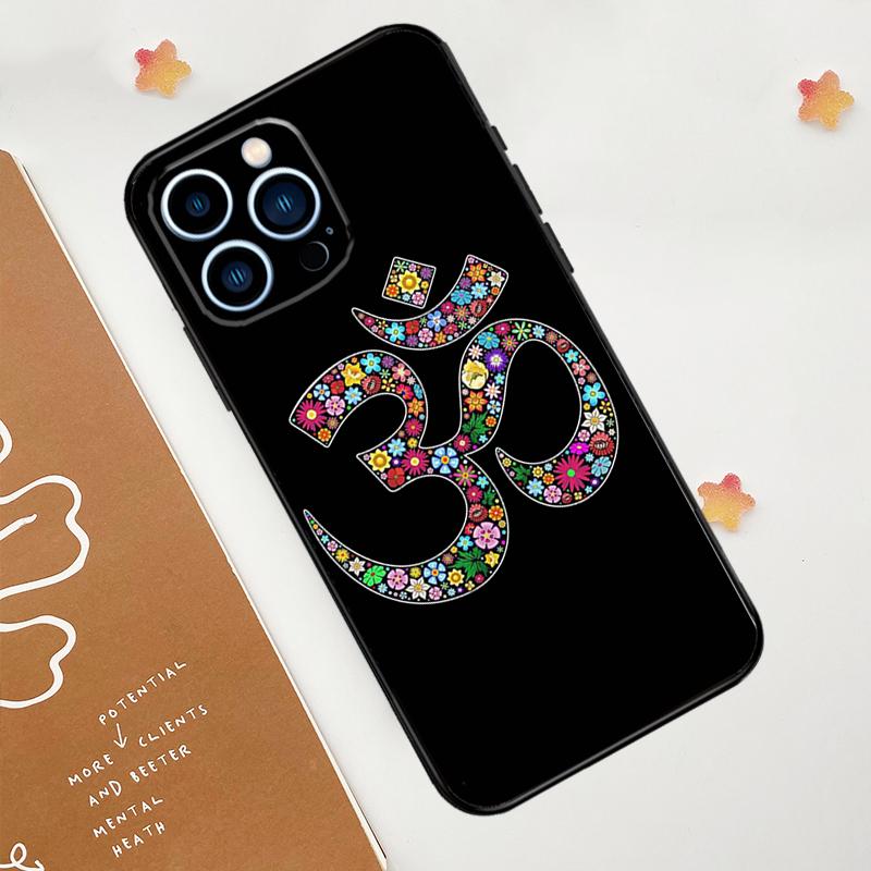 

Buddhism Buddha Om Hamsa Zen Phone Case For iPhone 17 Pro Max 14 13 12 11 15 16 Pro Max mini 15 Plus 16e 17 Air Funda iPhone 12