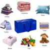 Moving Bag with Reinforced Handle Zipper Closure Large Capacity Anti-Tear Heavy Duty Travel Blanket Clothes Storage Bag