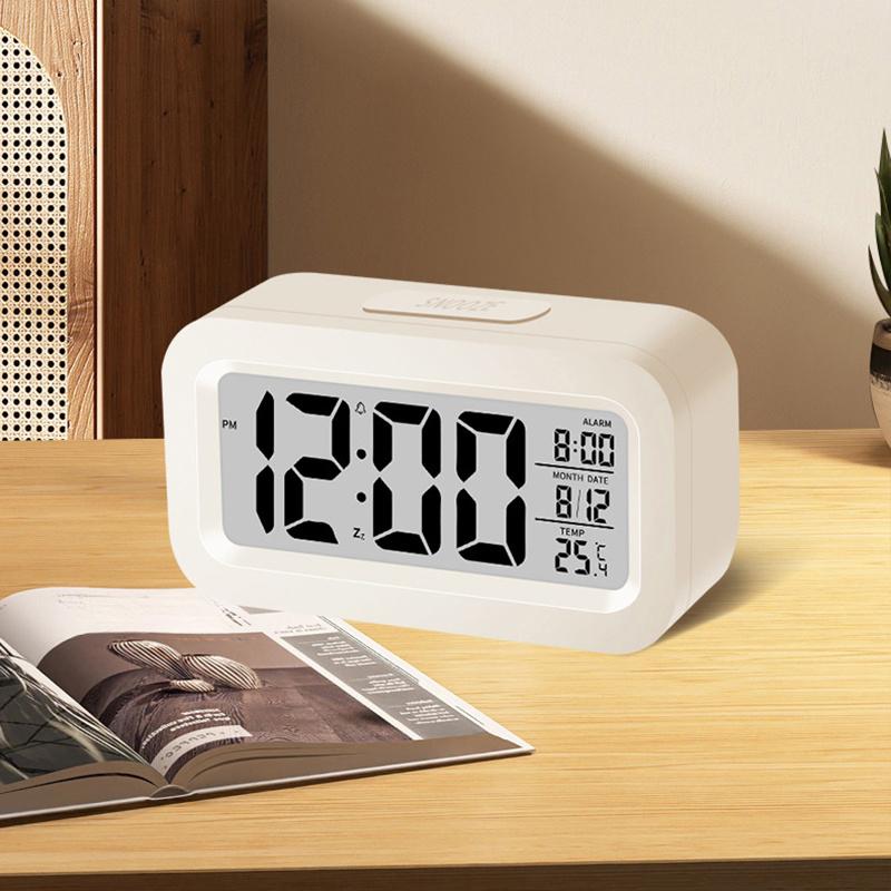 Alarm Clock Desk Clock Desktop Digital Clock for Bedroom Cute Table Clock Clock for Students Aesthetic Alarm Clock Despertador