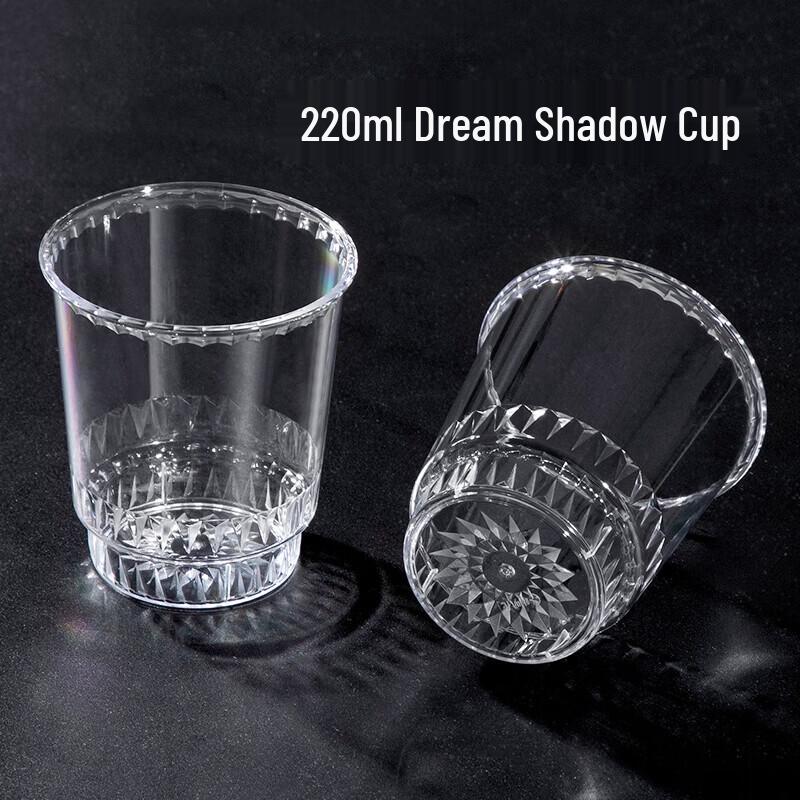 Thickened Clear Hard Plastic Disposable Cups