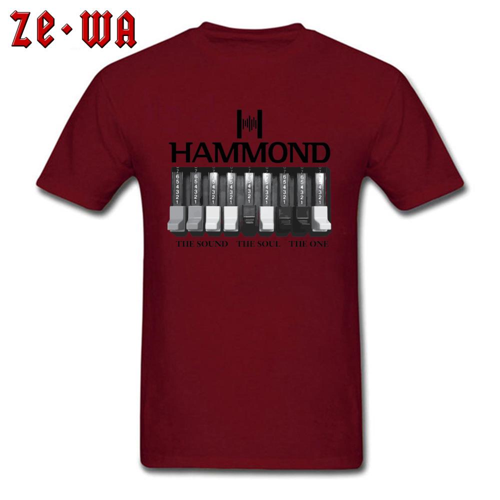 Electronic Keyboard Guitar T Shirt Music Hammond Organ Logo And Graphics Printed White T Shirts For Unisex Thanksgiving Day