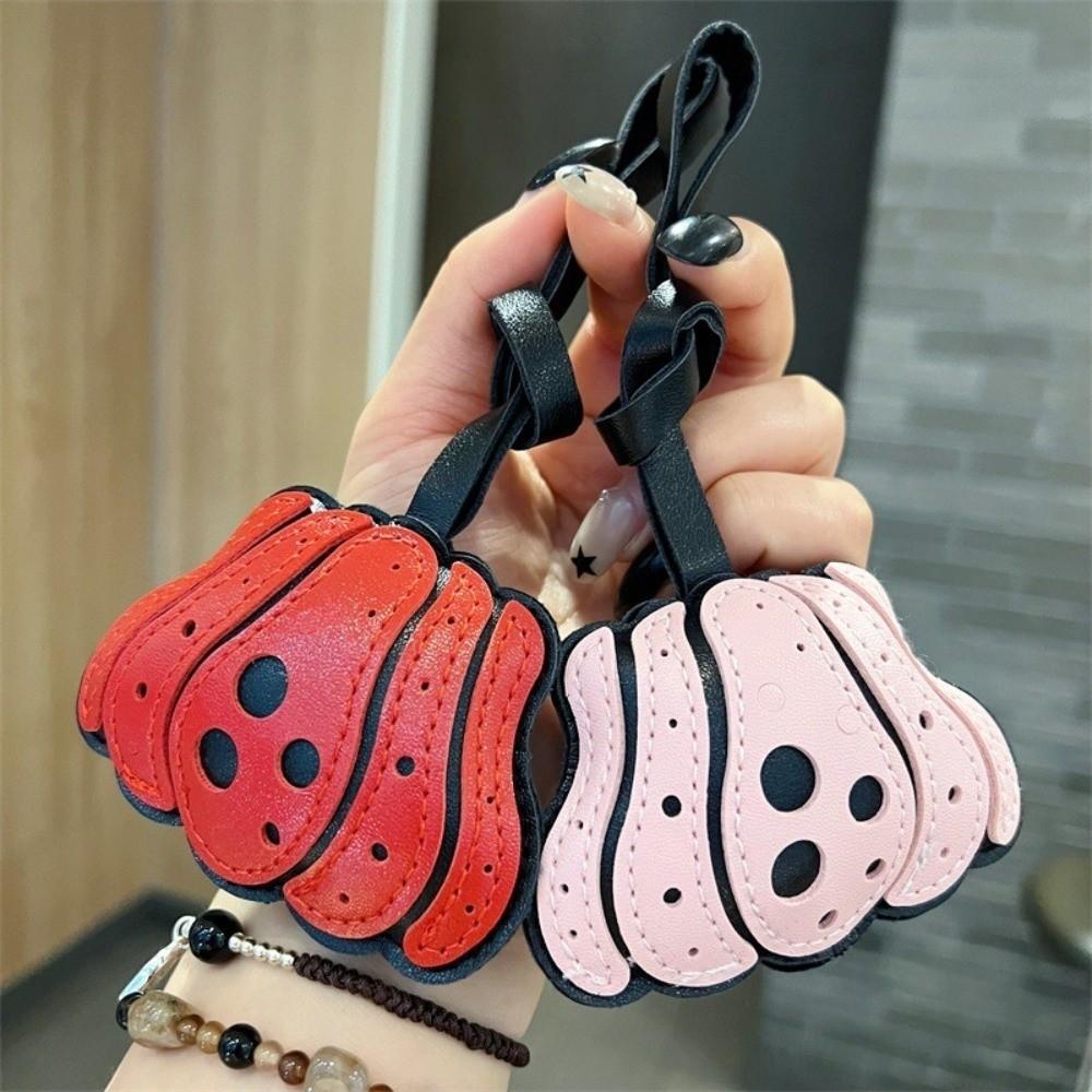 Polka Dot Halloween Bag Pendant Solid Color Beg Accessories Creative Pumpkin Keychain  Bag Charm