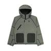 Tech Storm Fit Hooded Windproof Waterproof Loose Long Sleeve Jacket Men Jacket Light-Army-Green Black HM9474-320