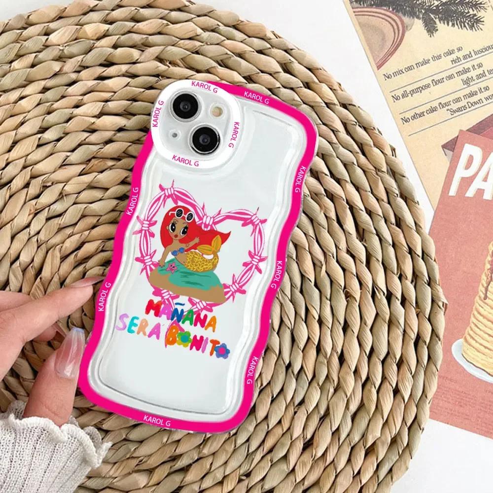 

Karol G Manana Sera Bonito Phone Case For IPhone 15 13 12 12 14 Pro XS MAX Mini X XR SE2 7 Plus Soft Silicon Transparent Cover iPhone 15