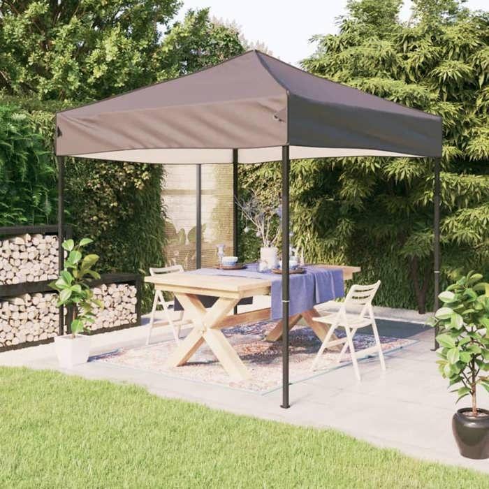 VidaXL Tente de Réception Pliable Belvédère de Camping Pavillon d'Extérieur Tonnelle de Jardin Chapiteau Patio Terrasse 93519
