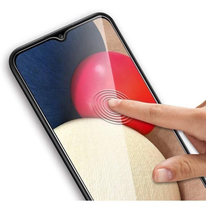 Film Vitre Protection Ecran - Phonillico - Samsung A02S - Pack de 2 - Verre Trempé - Résistant aux rayures