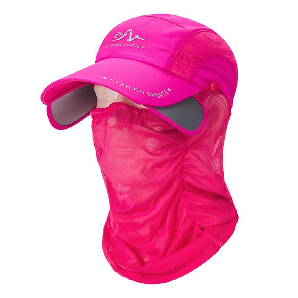 

Sunscreen Fishing Sun Hat Removable Sunblock Cap with Neck Flap Sunshade Baseball Cap for Men Women Fishing Hiking Beach красный