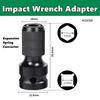 Quick Release 1/2-Inch Square Drive to 1/4-Inch Impact Hex Socket Adapter Converter Chuck Adaptor for Impact and Ratchet Wrench