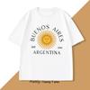 Tricou Argentina Femei Bărbați Tricou Argentinian Imprimeu Steag Argentinian Tricouri Bărbați Bumbac Mânecă Scurtă Tricou Topuri Supradimensionate de Vară