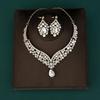 Set di Collana e Orecchini alla Moda in Stile Coreano: Accessori Perfetti per Matrimonio Sposa