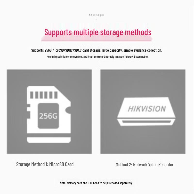 Hikvision 4MP Starlight PoE Dome Network Camera CN plug (adapter included)