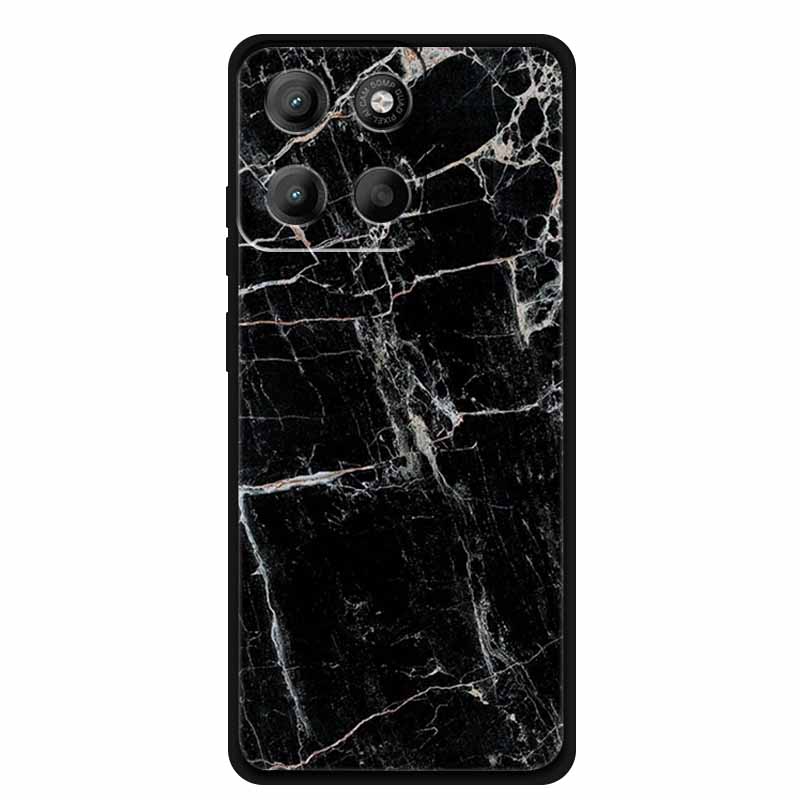Custodia per Motorola Edge 60 Pro 60Pro Cover in Silicone Nero TPU Morbido Custodia per Telefono per Motorola Edge 60 60s 60 Fusion Cover Posteriore