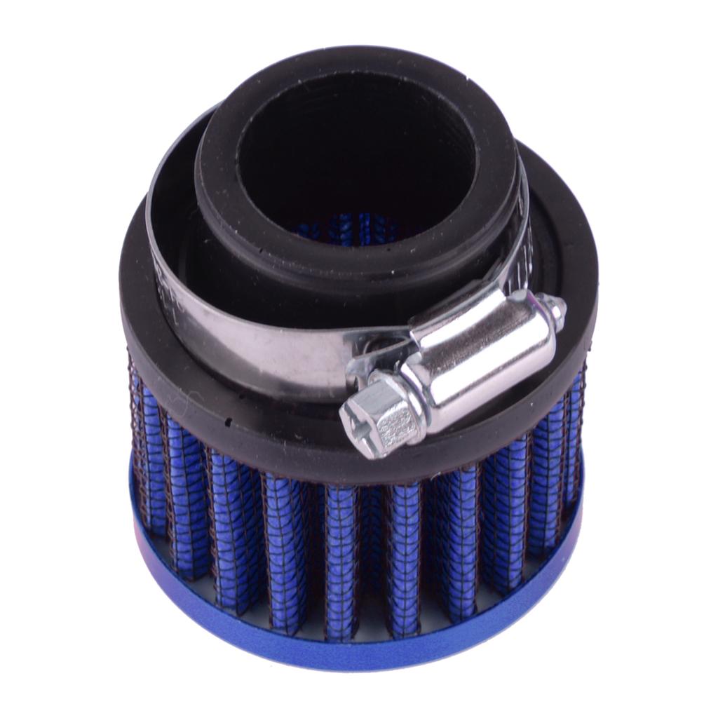 Universal 25mm Diameter Air Intake Filter Cleaner with Clamp for Motorcycle Car Tractor Truck