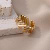 Zircon Bar Rings For Women Stainless Steel Bar Opening Geometric Ring  Trending Luxury Wedding Aesthetic Jewelry Anillos
