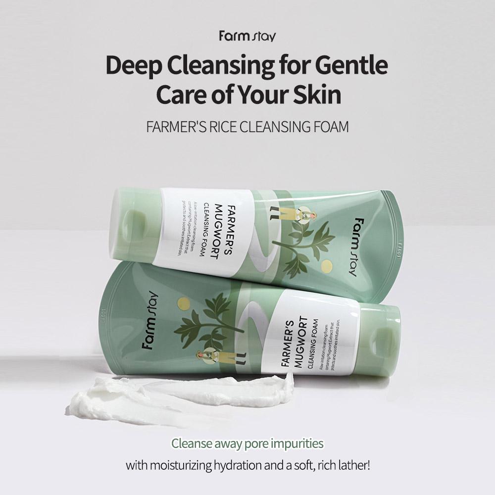 Farmstay Farmers Mugwort Cleansing Foam 180ml