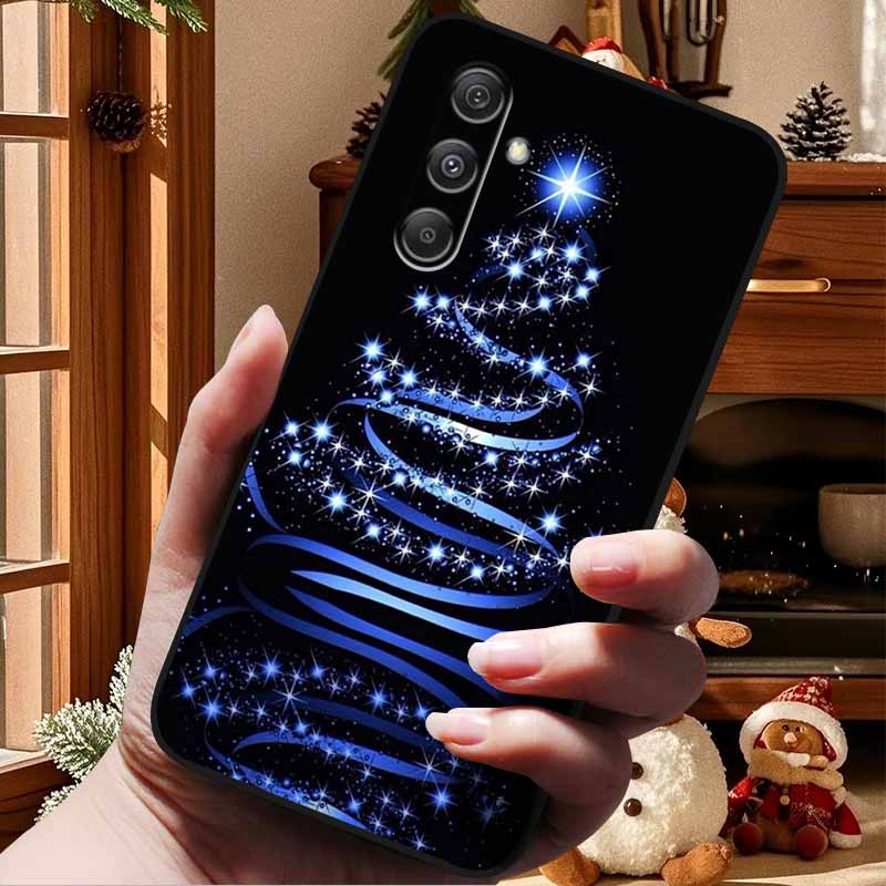 Christmas Case For Samsung S24 S23 S22 S21 Plus FE Ultra 5G Cover S23 Plus Soft Silicone TPU Phone Case For Glaxy S23 Plus 5G