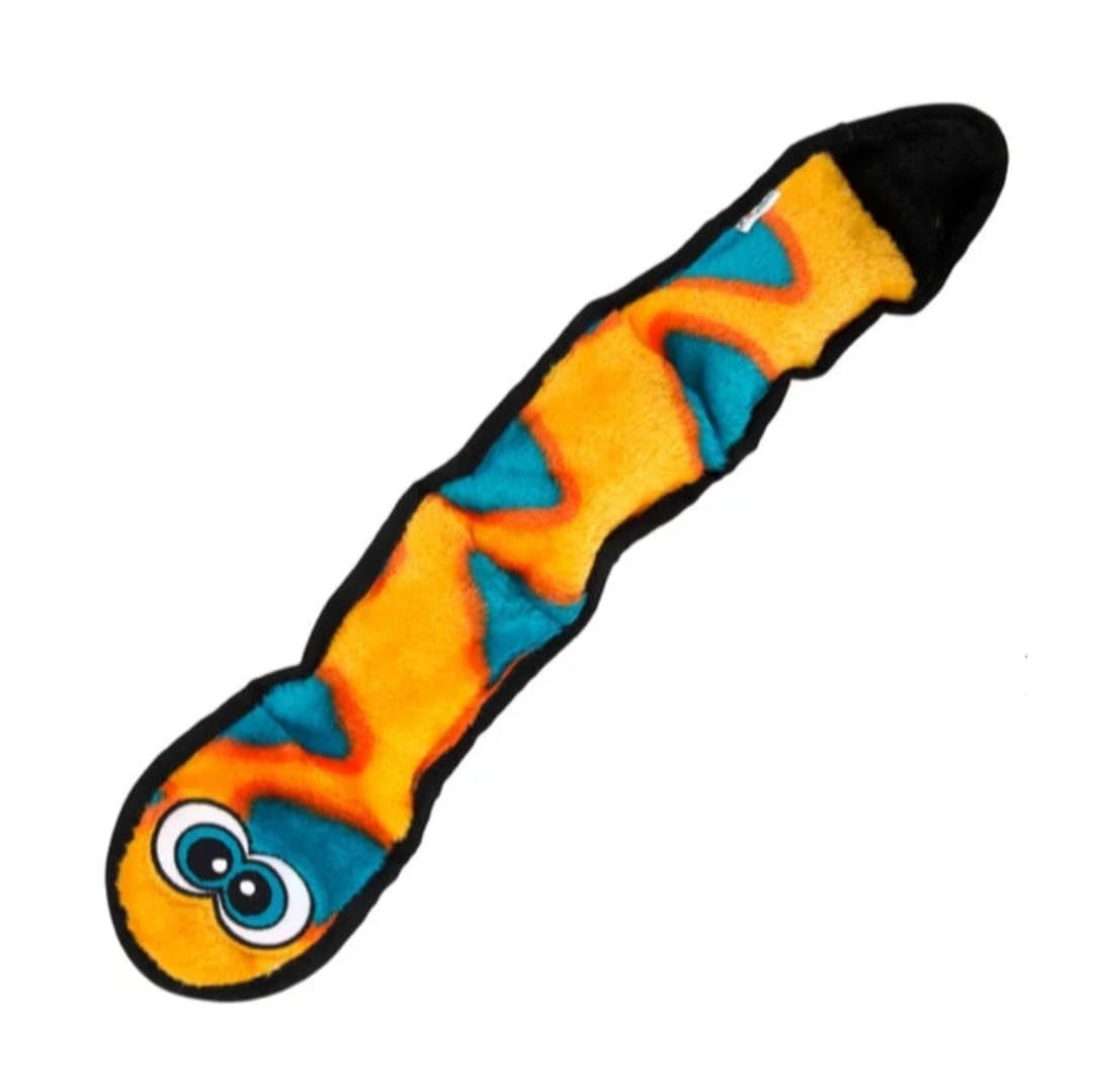 

Outward Hound Invincible Snake Plush Toy Puncture-Resistant (Short/Orange) оранжевый