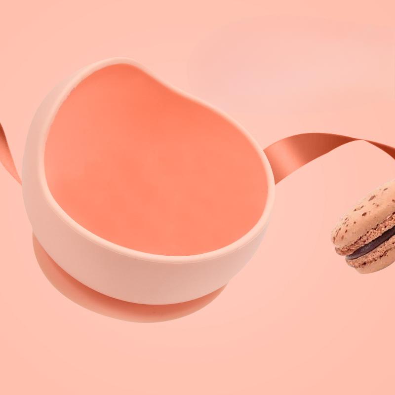 Children's Silicone Snail BowlBaby Food and Complementary Food Tableware Infant Silicone ForkSpoon and Suction Cup Bowl