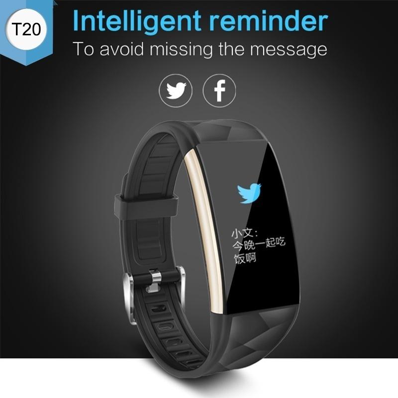 Buy T20 Sport Waterproof Smart Bracelet Support Heart Rate Blood