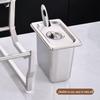 Commercial Stainless Steel Multi-Compartment Condiment Tray Set for Milk Tea Shop