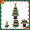 Christmas Tree Statue Small Decorations for Shelf Holiday Landscape