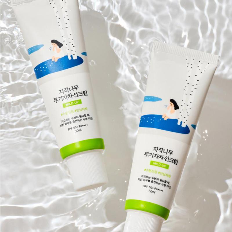 ROUND LAB Birch Juice Moisturizing Mild-Up Sun Cream SPF 50+ PA++++ 50ml