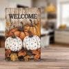 Metal Wall Art Decor Thanksgiving Autumn Harvest Rustic Kitchen Poster