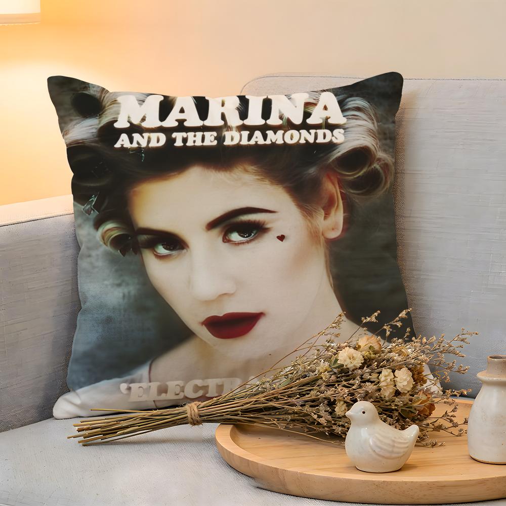 

Cushion Cover Linen SkinFriendly Soft Decorative Case for Sofa Home Decor Music Album MMarina and the diamonds Pillow cover 30x30cm