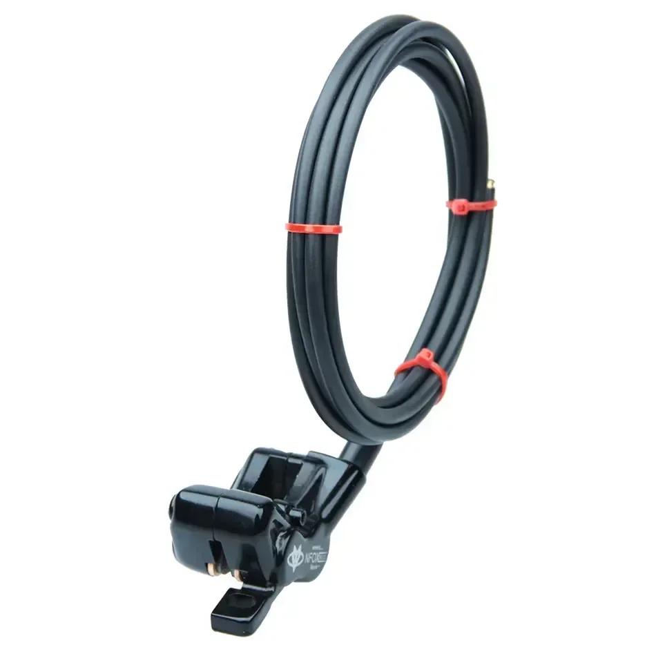 NFOX B015 4-piston Disc Hydraulic Brake E-bike Folding Mountain Bike Bicycle Power Off Black Red 160 180 203 Roto Split Tube New