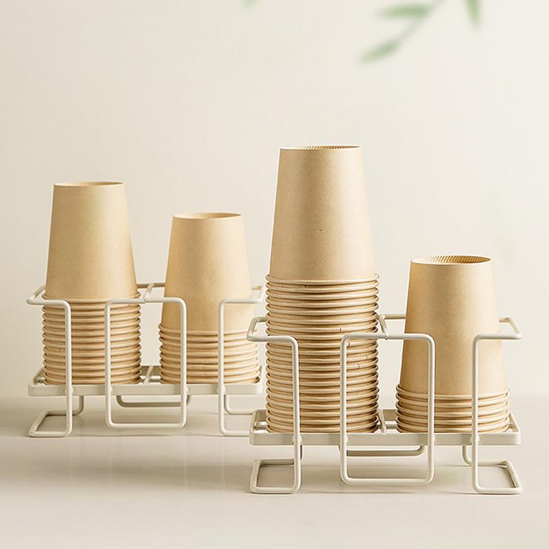 1Pcs Disposable Cup Storage Rack Cup Picker Cup Storage Rack Tea Cup Home Kitchen Paper Cup Display Rack Storage Supplies