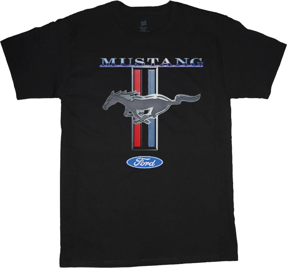 Men s Ford Mustang t-shirt Mustang Pony Tri-Bar design tee Ford Mustang shirt XXXXL
