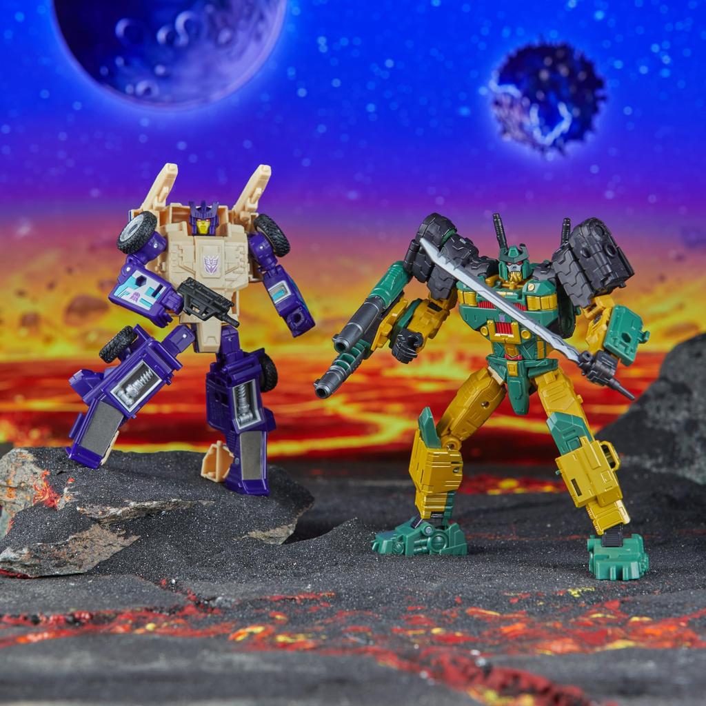 Transformers Legacy United Doom Destruction Bludgeon Mayhem Attack Squad Conversion Action Figures 2 & Collection, & Rukus, Pack, 8+ [Amazon