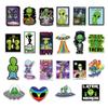 10/50PCS Extraterrestrial Being Stickers Cartoon Graffiti Stickers Water Bottle Laptop Phone Bicycle Luggage Case Skateboard Children Adult Sticker
