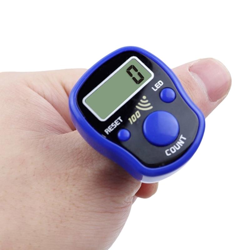 Mini Counter Manual Clickers Counter with Resettable Digits Led Screen for Sports Event Crafting Row Counting Lightweight