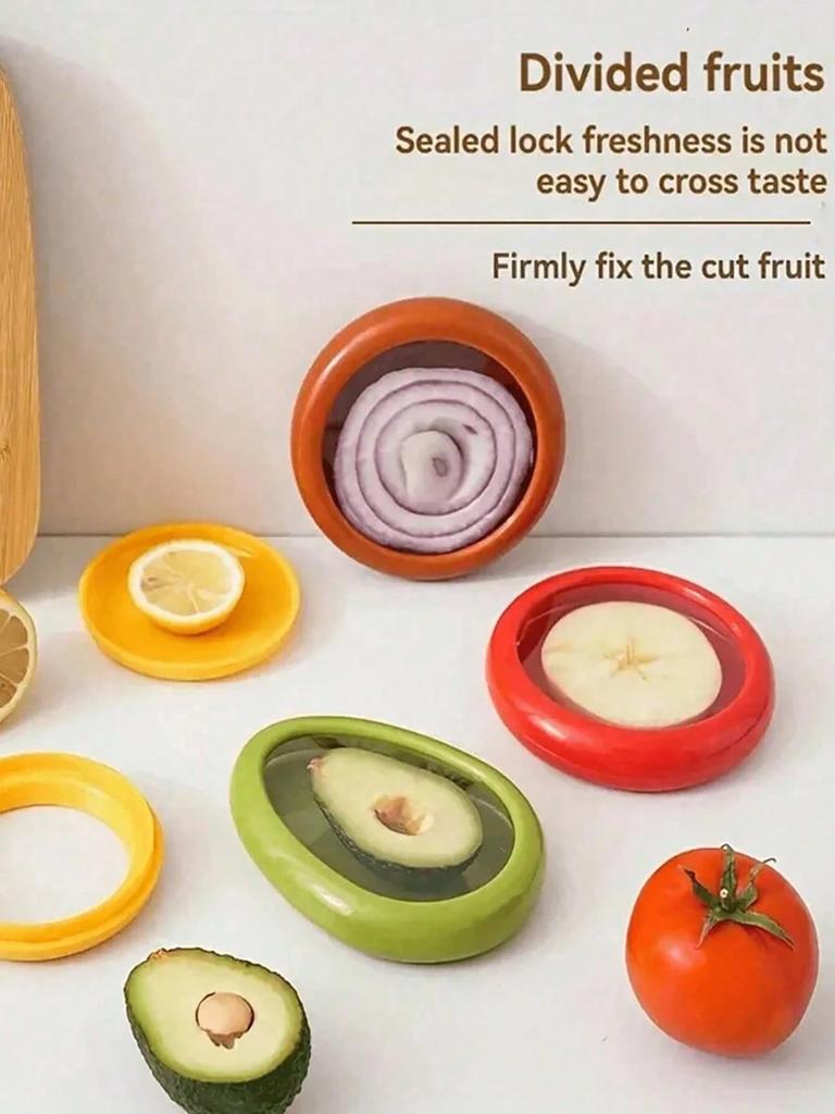 4pcs Reusable And Durable Kitchen Accessory For Preserving Freshness Fruit And Vegetable Anti-Oxidation Storage Box