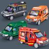 Fire Inertia Kids Truck Police Car Logistics Vehicle Toy With Light Sound