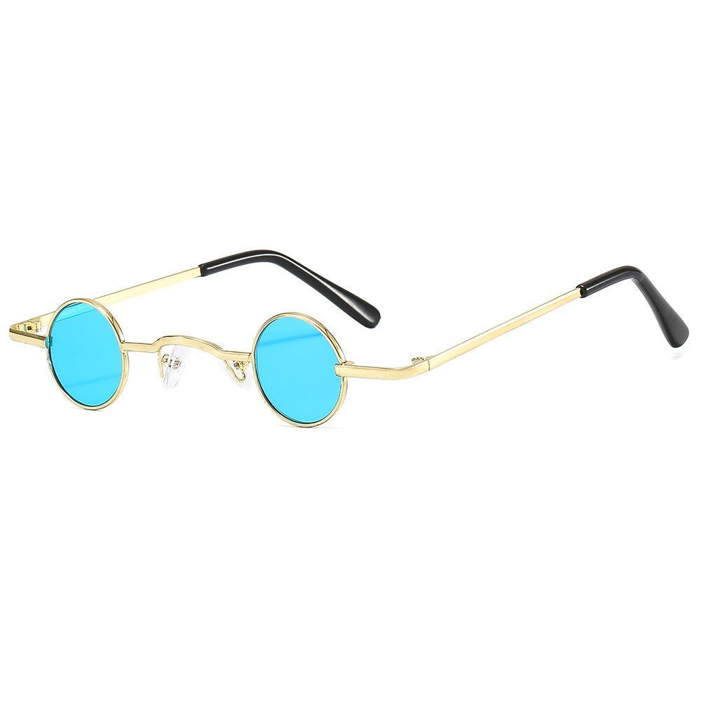 Small Frame Round Retro Sunglasses Men'S And Women'S Mini Small Round Frame Prince Glasses Glasses Hip Hop Sunglasses