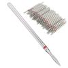 50pcs Professional Nail Polishing Grinding Head Nail Drill Bits Manicure Tool AccessoryF‑1.8mm   0.1in